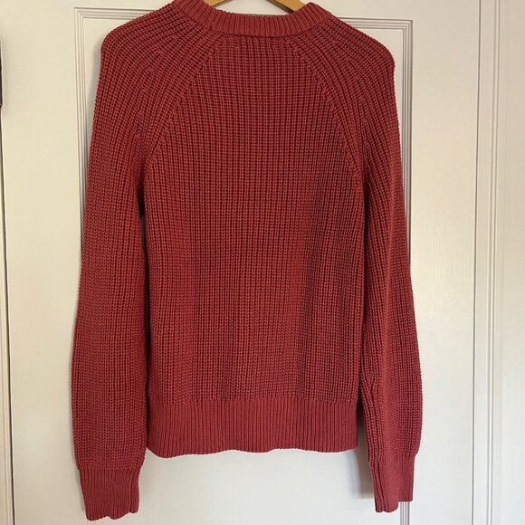 Evereve Chunky Fisherman Crewneck Sweater | Size XS - Picture 4 of 7